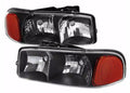 OE STYLE HEADLIGHT MATTE BLACK HOUSING CLEAR LENS - USES STOCK BULBS