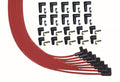 Moroso V8 Universal 90 Deg Plug HEI And Non-HEI Ultra Spark Plug Wire Set - Red