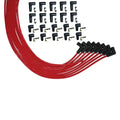 Moroso V8 Universal 90 Deg Plug HEI And Non-HEI Ultra Spark Plug Wire Set - Red