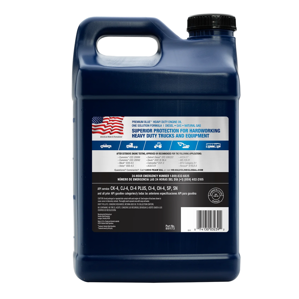 VAL PREMIUM BLUE 15W-40 2.5 GAL