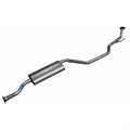 4.00INX9.00INX18.00IN CENTER/CENTER FLOW II SS MUFFLER 3.00IN ID / 3.00IN OD