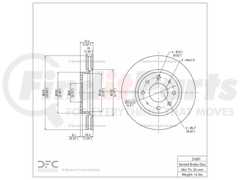 DFC auto part