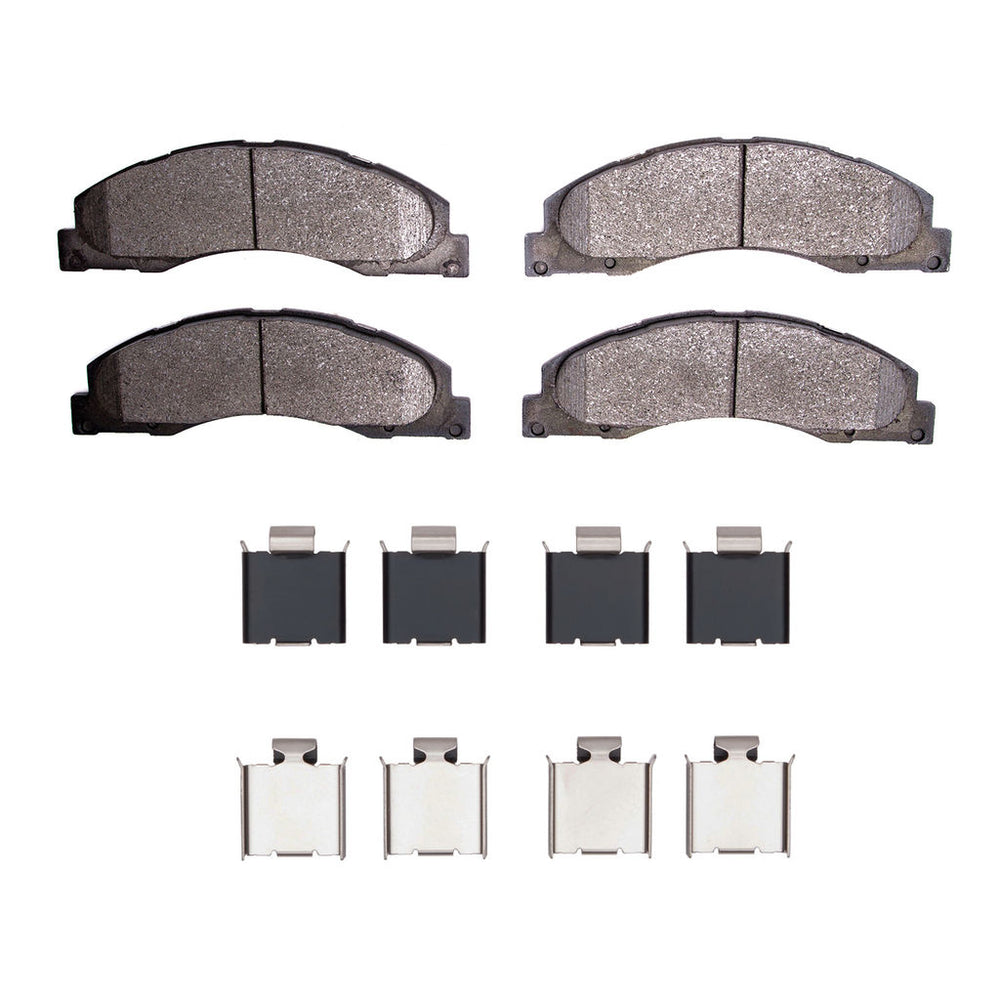 R1 2008-2025 Ford E-Super Duty Front R1 Semi Met Pads & Hardware Kit