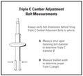 TRIPLE C CAMBER ADJUSTMENT BOLT