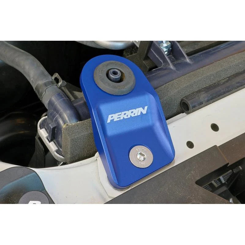PERRIN 15-21 Subaru WRX/STI / 13-17 Crosstrek / 12-16 Impreza Upper Radiator Bracket Set - Blue