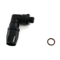 Fragola -8AN x 90 Degree x 9/16-18 (6) Hose End - Black