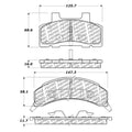 Stoptech PQ Pro Brake Pads Front Buick Cadillac Chevrolet Oldsmobile Pontiac 6000 98 Bonnevill