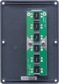 PANEL SWITCH H2O CB 6POS GRAY