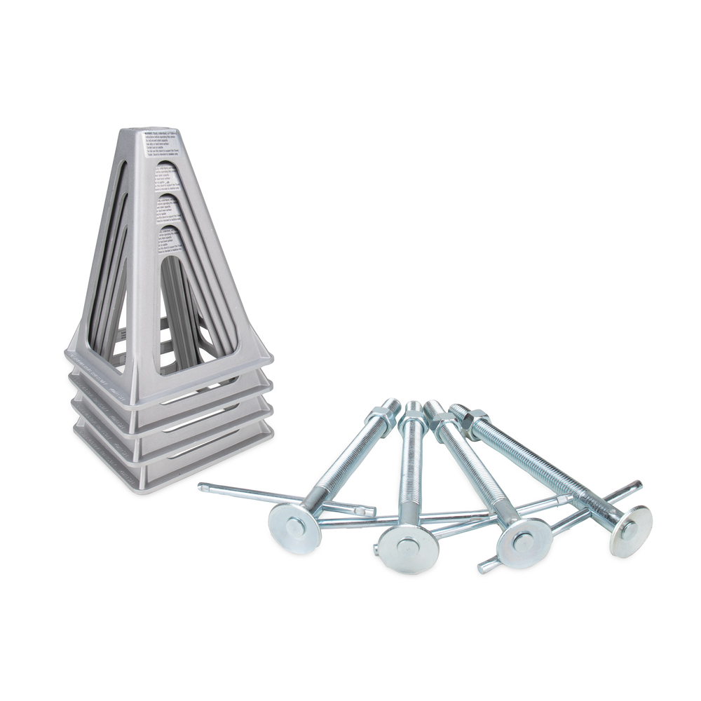 STACK JACKS ALUM STABILIZING TRAILER JACK STANDS ADJ FROM 11IN TO 17IN 4/BOX