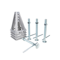 STACK JACKS ALUM STABILIZING TRAILER JACK STANDS ADJ FROM 11IN TO 17IN 4/BOX