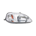 RH HEADLAMP ASSY COMPOSITE; INCLUDES SIDE MARKER LAMP; CIVIC 9900