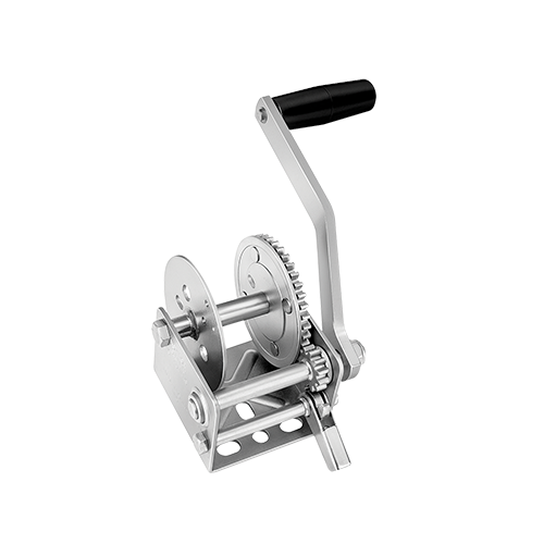 TRAILER WINCH SINGLESPEED 900LB CAPACITY NO STRAP SILVER