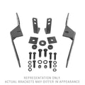 RC2 & RC2 LR Bull Bar Mounting Bracket Kit Only Textured Black 2019-2024 Ram 1500 Go Rhino