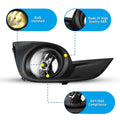 1315 NISSAN ALTIMA 1314 4DR FOG LIGHTS(CLEAR)(WIRING KIT INCLUDED)