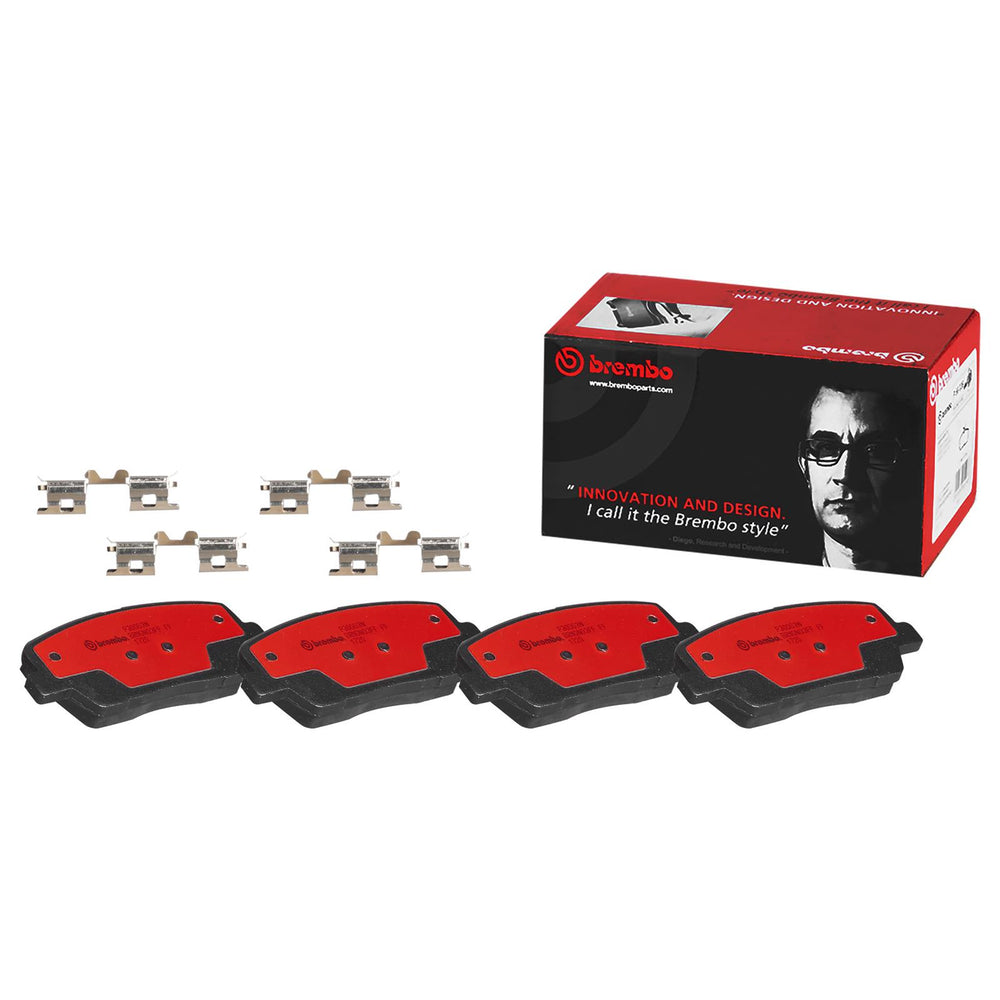 Brembo 07-08 Hyundai Entourage/18-20 Genesis G80 Premium NAO Ceramic OE Equivalent Pad - Rear