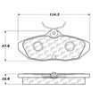 Stoptech PosiQuiet Extended Wear FOR