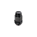 McGard Hex Lug Nut (Cone Seat Bulge Style) M14X1.5 / 22mm Hex / 1.635in. Length (4-Pack) - Black