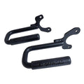 Grab Handle Set 1997-2006 Jeep TJ Wrangler 2 Steel Handles w/Rubberized Plastic Grips Front And Rear Black RT Off Road