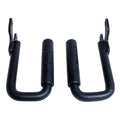 Grab Handle Set 1997-2006 Jeep TJ Wrangler 2 Steel Handles w/Rubberized Plastic Grips Front And Rear Black RT Off Road