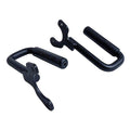Grab Handle Set 1997-2006 Jeep TJ Wrangler 2 Steel Handles w/Rubberized Plastic Grips Front And Rear Black RT Off Road