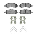 DFC 13-16 Dodge Dart Rear 5000 Advanced Ceramic Brake Pads and Hardware Kit