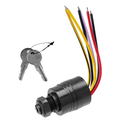 Twin Power 94-13 FLHR Chrome 96-10 Softail 93-08 FXDWG Fat Bob Style Ignition Switch