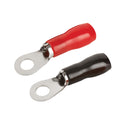 NICKEL RING TERMINAL 2 GAUGE 5/16 INCH PACKAGE OF 50