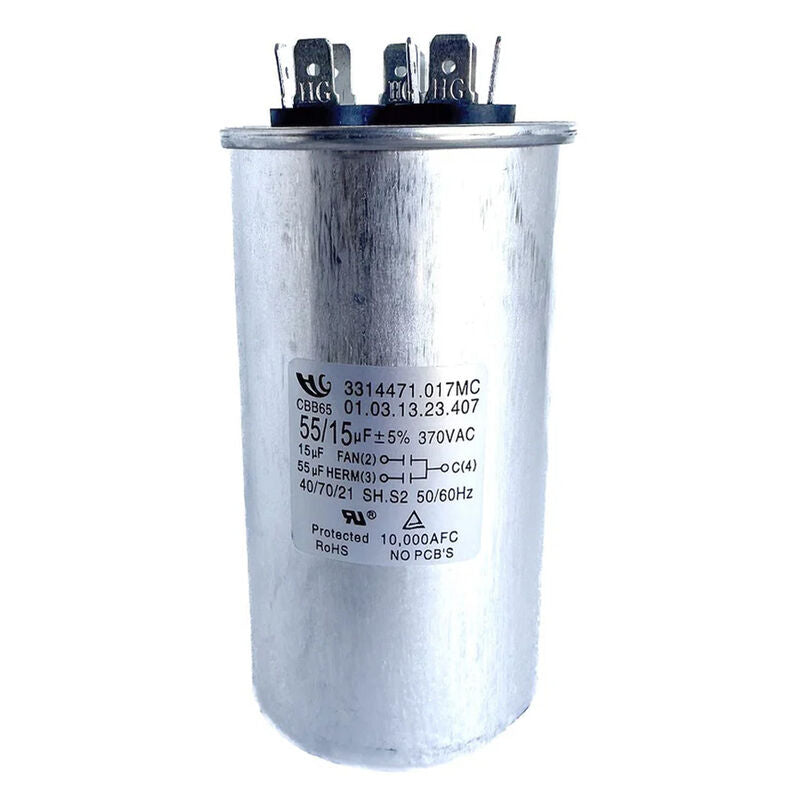AIR CONDITIONER REPLACEMENT DUOTHERM MOTOR CAPACITOR KIT 55/15 MFD