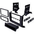 1114 SIENNA DOUBLE DIN STEREO DASH KIT W/ STORAGE POCKET BLACK