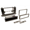 1114 SIENNA DOUBLE DIN STEREO DASH KIT W/ STORAGE POCKET BLACK