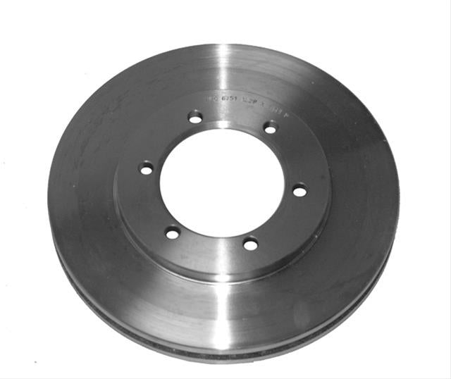 Brake Rotors: Various Makes and Models; Rotor; Outside Diameter 10.24"; 6 Bolt Holes; Vented