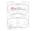 DBA 09-13 Infiniti G37 (350mm Rear Rotor) Rear Street Series Brake Pads