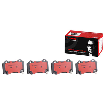 Brembo 2021 Hyundai Sonata/ Kia Optima/ Hyundai Kona/ Kia Seltos Rear NAO Brake Pad