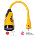 EEL PIGTAIL ADAP. 15AMALE TO 30AFEM