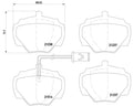 BRAKE PAD SET DISC BRAKE