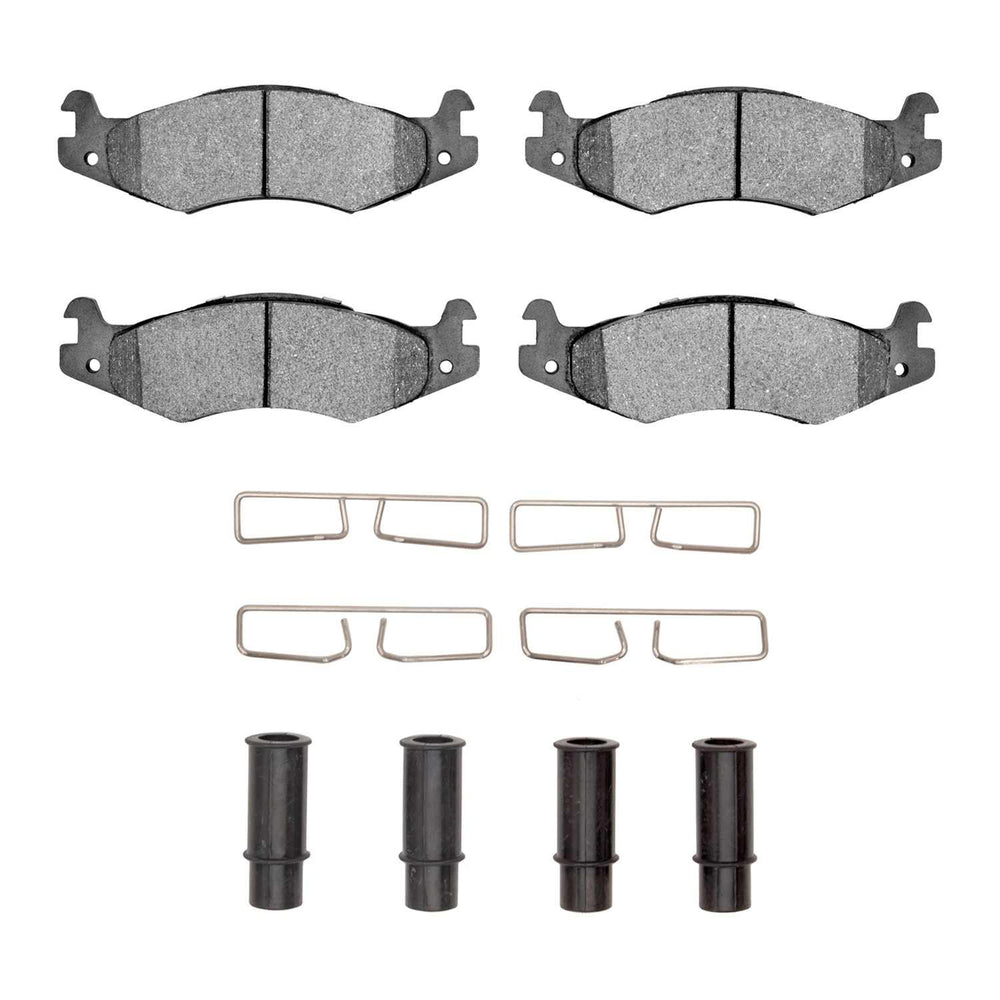 R1 92-06 Hummer H1 Rear Performance Sport Brake Pads and Hardware Kit