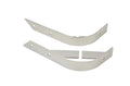 Kentrol 55-86 Jeep CJ Rear Body Guard Pair - Polished Silver
