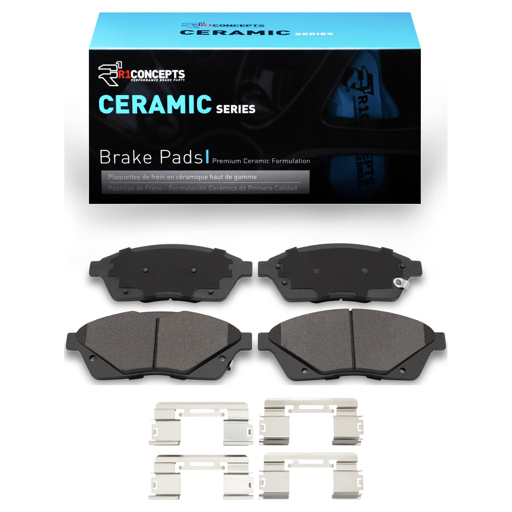 R1 10-16 Cadillac SRX Front Ceramic Pads & Hardware Kit