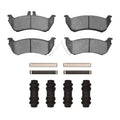 DFC 98-05 Mercedes-Benz ML430 Rear 5000 Advanced Low Metallic Brake Pads and Hardware Kit