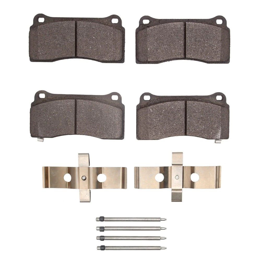 R1 03-17 Dodge Viper Front/Rear Semi Met Pads & Hardware Kit