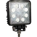 LIGHT,SPOT,12-24VDC,9-LED,CLEAR,SQU