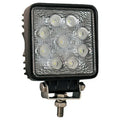 LIGHT,SPOT,12-24VDC,9-LED,CLEAR,SQU
