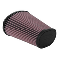 K&N Universal Clamp-On Air Filter 2.844x4.813in Flg ID x 6.5x4.75in B OD x 4.5x3.25in T OD x 7.5in H