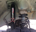 Black MAX Shock Absorber 63-91 Chevy Truck/SUVs w/Black Boot 19.07 Inch Extended 12.07 Inch Collapsed Skyjacker