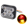 SQ LED THIN WARNING;RED/AMBER;IP67;