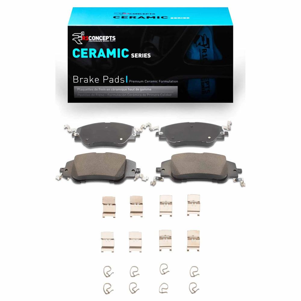 R1 22-23 Peugeot 2008 (Mexico) Front Ceramic Pads & Hardware Kit