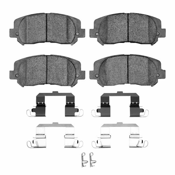 R1 14-17 Jeep Cherokee Front Ceramic Brake Pads and Hardware Kit