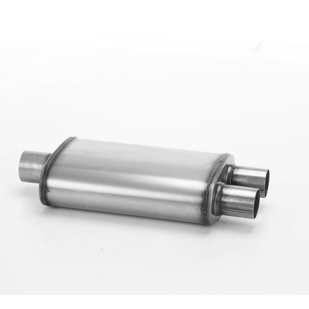 MUFFLER CHERRY BOMB SALUTE STAINLESS STEEL OVALC/D 20IN OAL 2.50IN2.25IN(2)