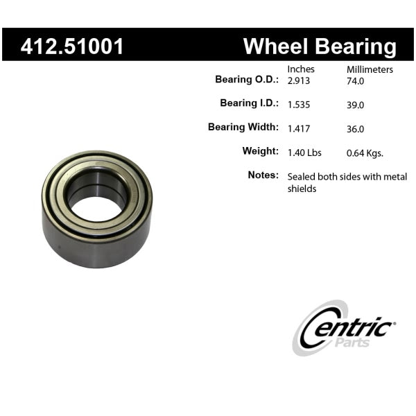 PREMIUM DOUBLE ROW WHEEL BEARING