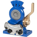 GLADHAND SHUTOFF BLUE STAINLESS